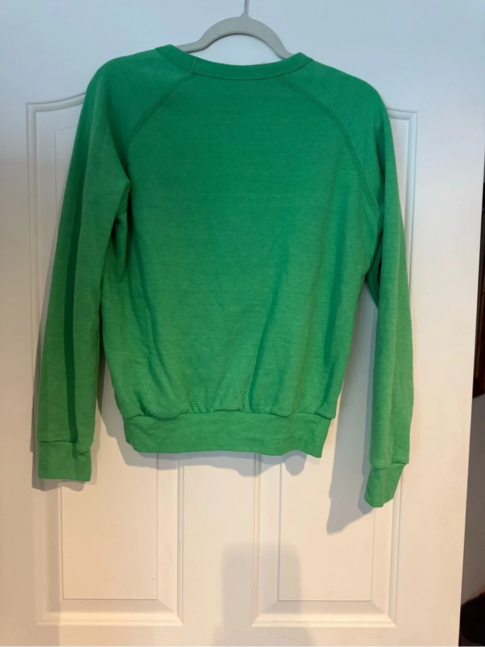 Vintage Made in USA Midnight Rider Green Crewneck Sweatshirt with Red Logo Tag - Picture 5 of 5